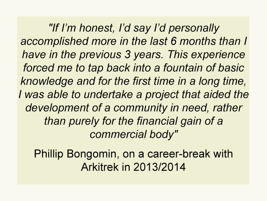 Arkitrek Testimonial Quote Phil